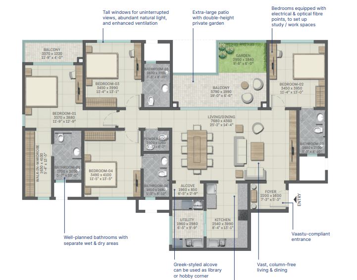 Prestige Evergreen Floor Plan