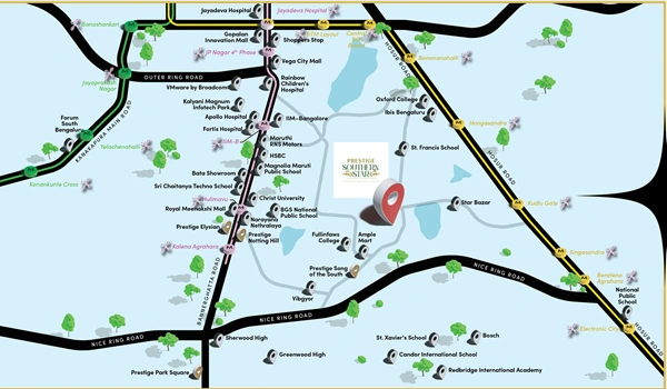 Sobha Neopolis Location Map